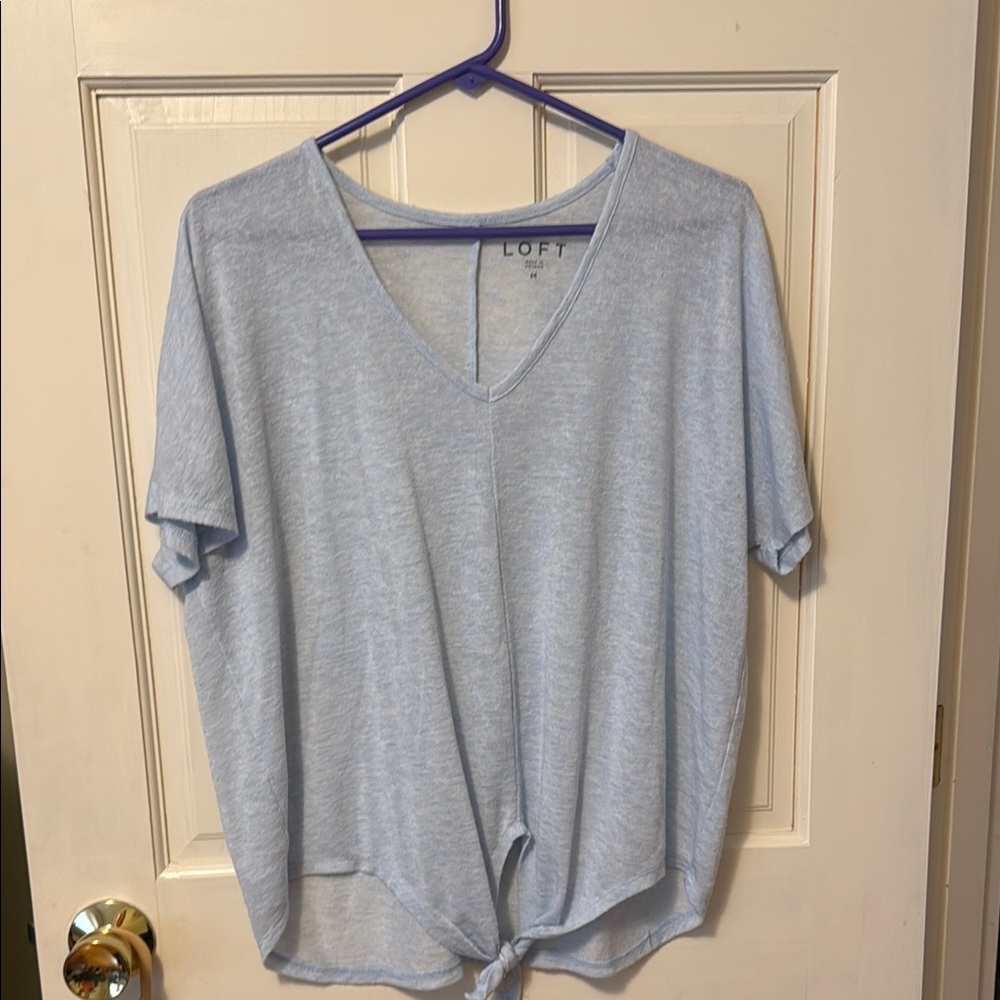 LOFT Light Blue Women's Top